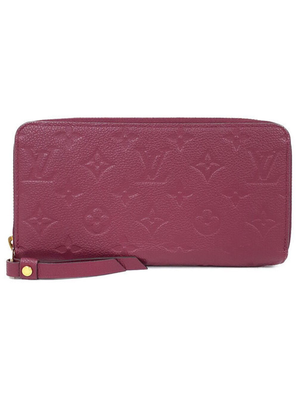 Louis Vuitton Monogram Empreinte Zippy Wallet Round Zipper Long